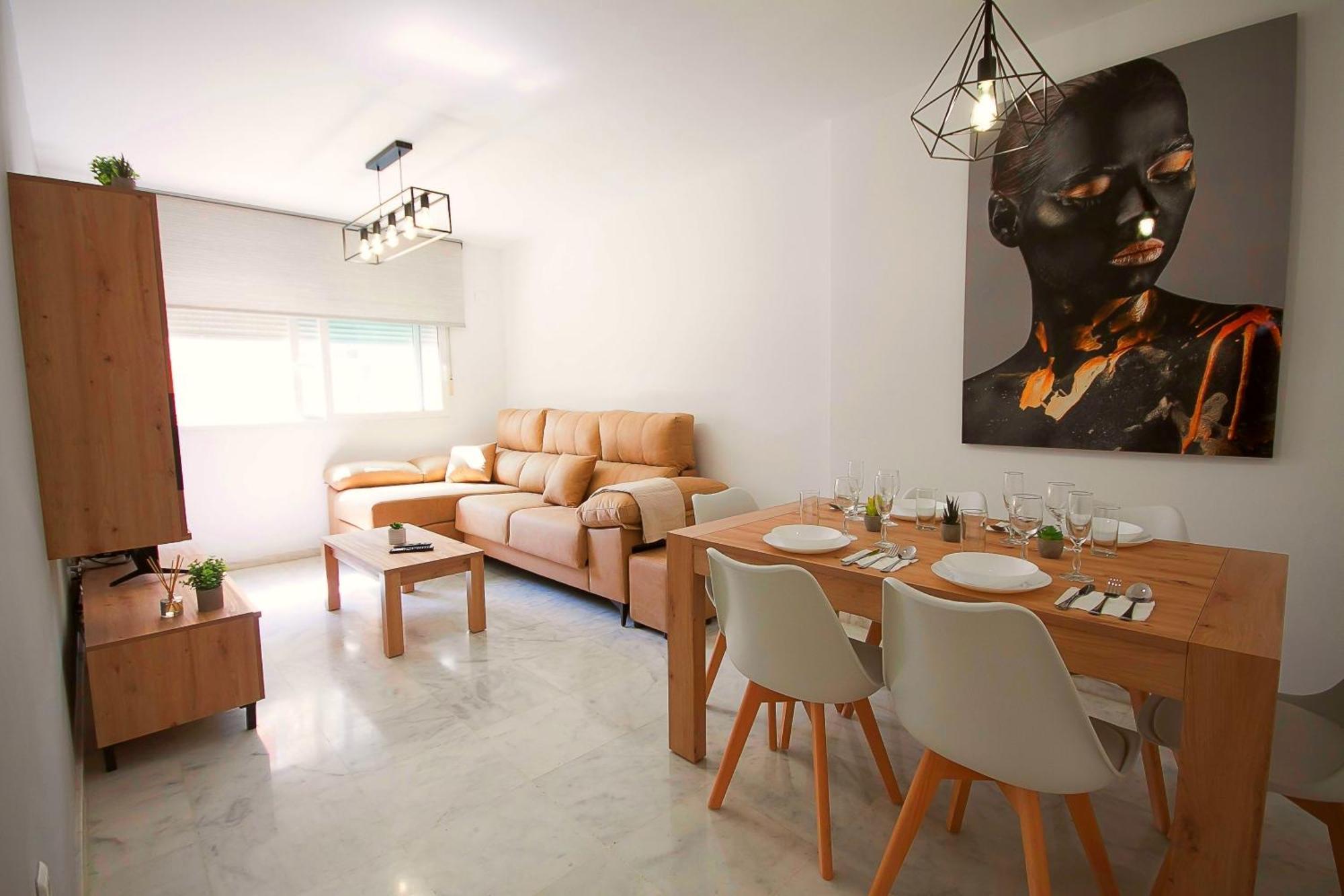 Ave Huelin 3Rooms Alojamiento Con Parking Y Ac Málaga Kültér fotó